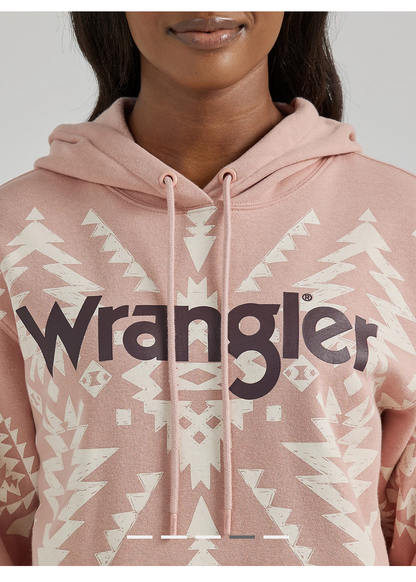 Southwest Pink Kabel Hoodie