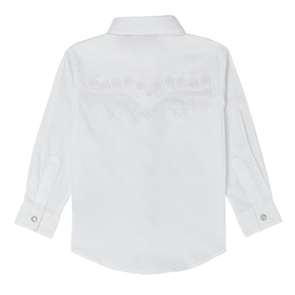Girls Western Top - White