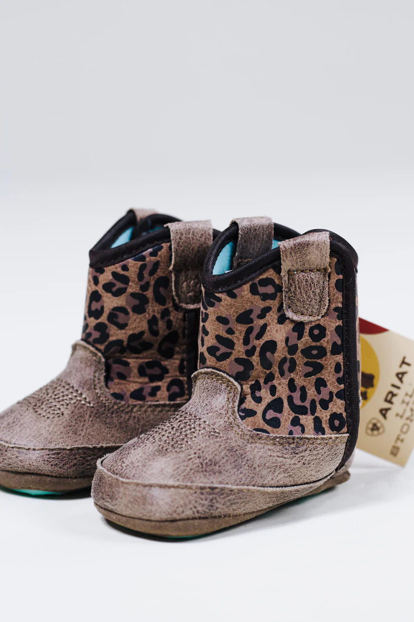 Ariat® Infant Savanna Lil' Stompers Cheetah Print Boots