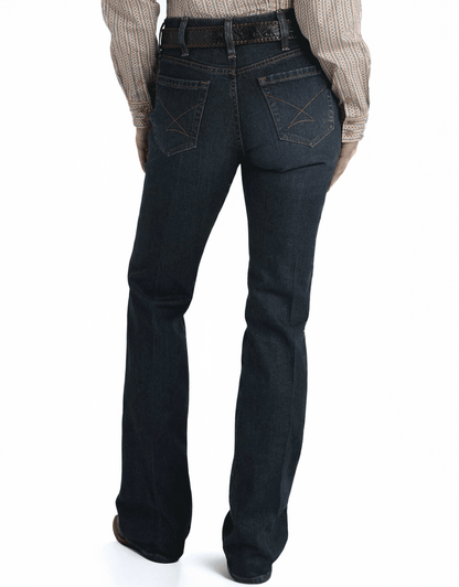 Women's Classic Boot Stretch Mid Rise Slim Fit Boot Cut Jeans