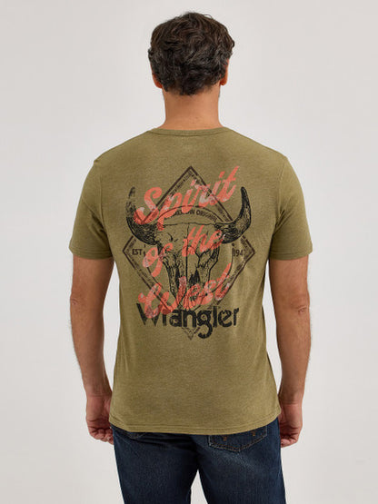 WRANGLER SPIRIT OF THE WEST OLIVE PRINT