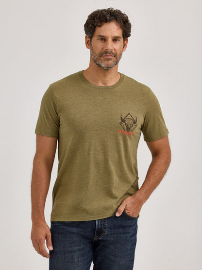 WRANGLER SPIRIT OF THE WEST OLIVE PRINT