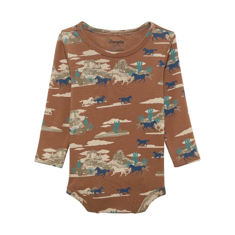 Wrangler Baby Boys Bodysuit Brown