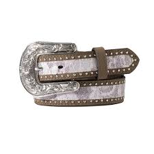 Nocona Girls Western Pink Belt