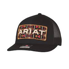 ARIAT BLACK SOUTHWESTERN PATCH