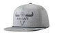 ARIAT CLOTH LONGHORN HEATHER BLACK - HATS CAP