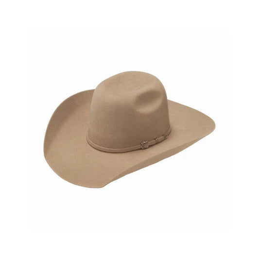 Men's tan 2X Felt Twister Hat