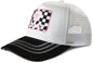 Ariat Western Women Cap Baseball Hat Checker Embroidered Patch White